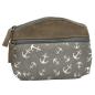 Preview: Handtasche Patchwork Kosmetiktasche Geldbörse Anker
